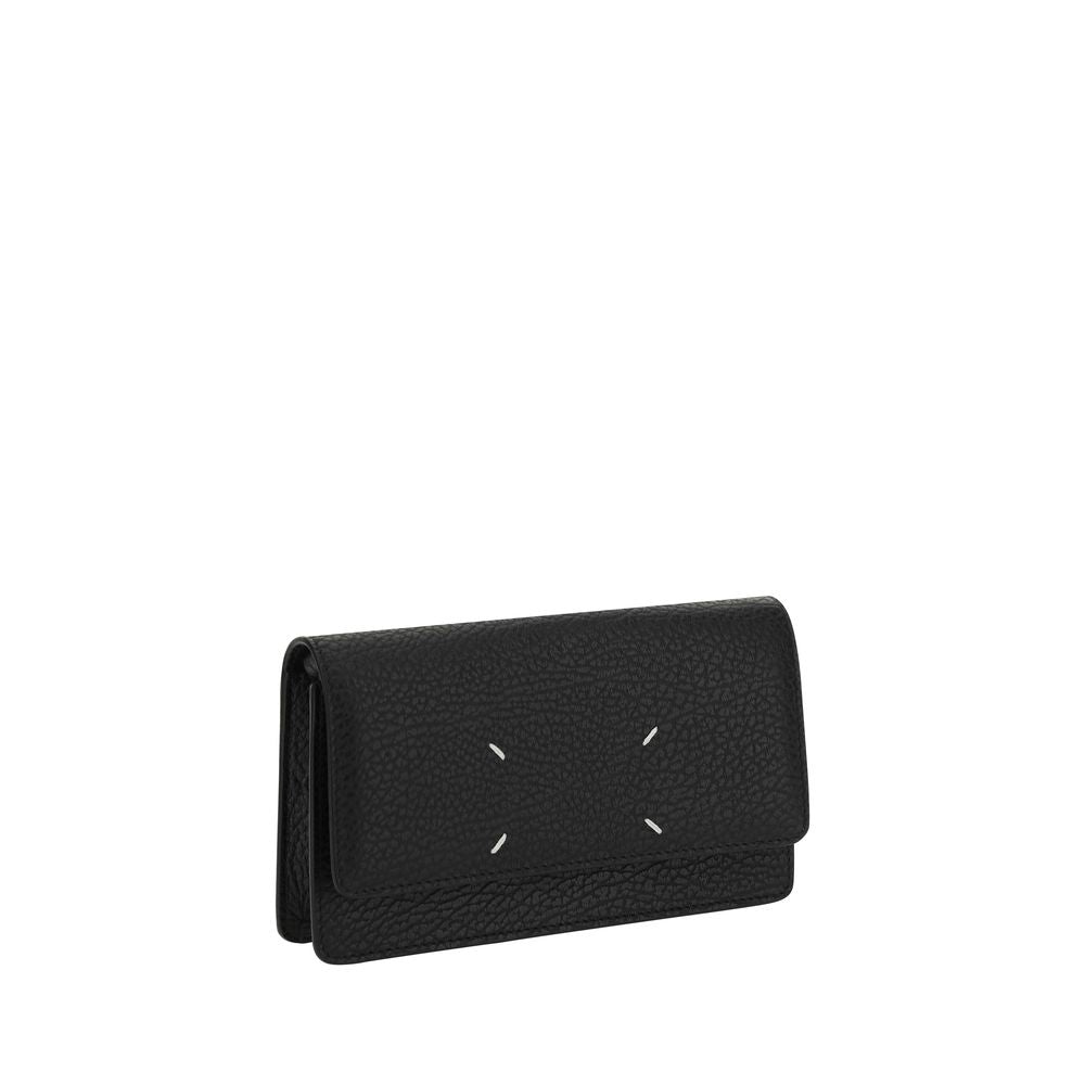 Maison Margiela Black Leather Wallet