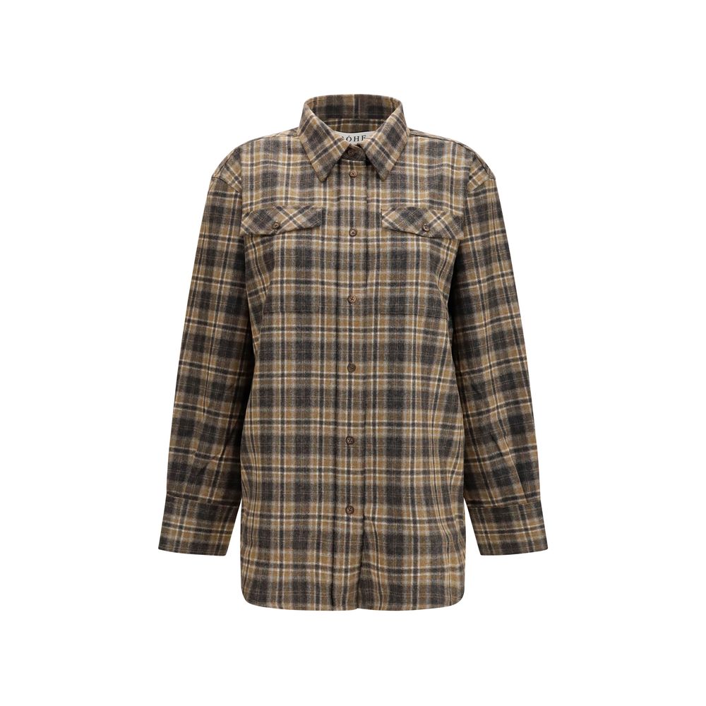 Rohe Multicolor Wool Pattern Shirt