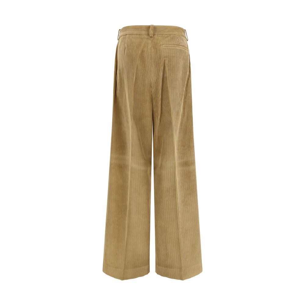 Rohe Beige Cotton Flared Pants