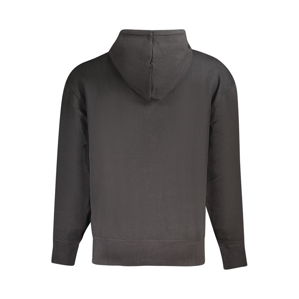 Hugo s Black Cotton Men's Hoodie