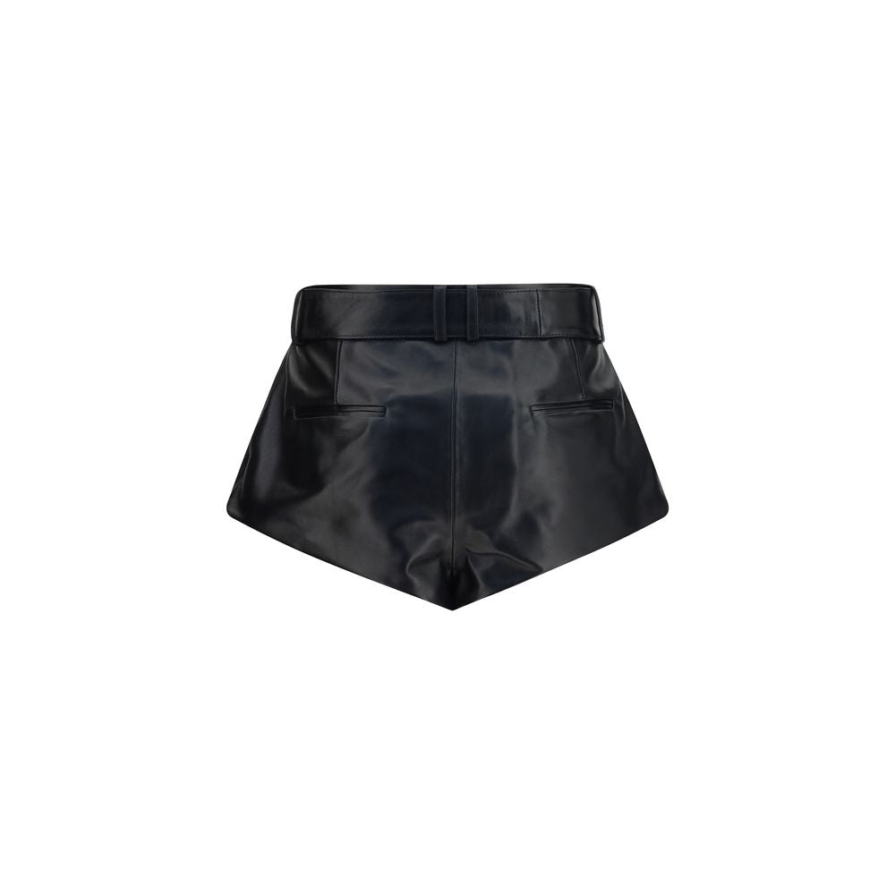 Magda Butrym Black skin Bermuda Shorts