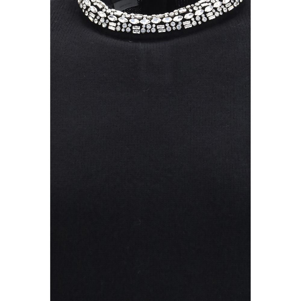 PINKO Black Wool Sweatshirt