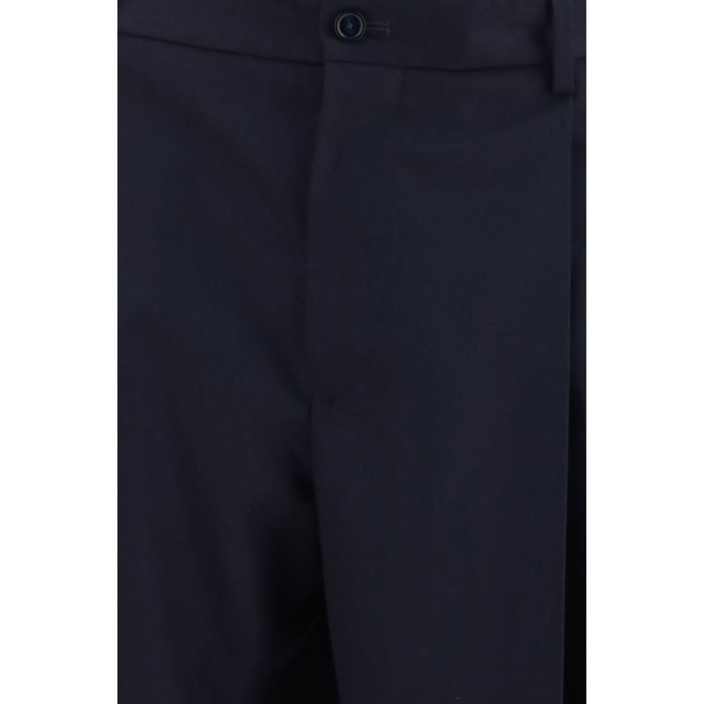 Dolce & Gabbana Blue Wool Oves Aries Dress Pants