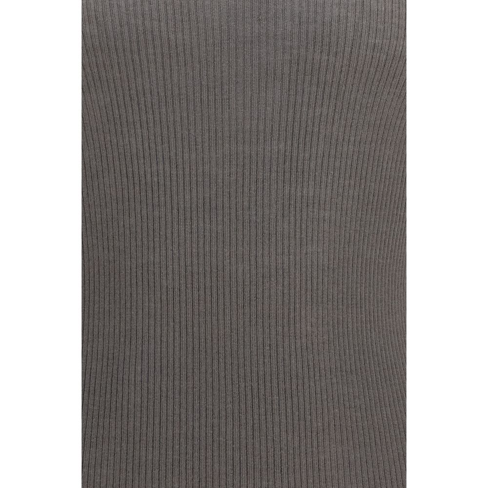Rick Owens Gray Wool Sweatshirt