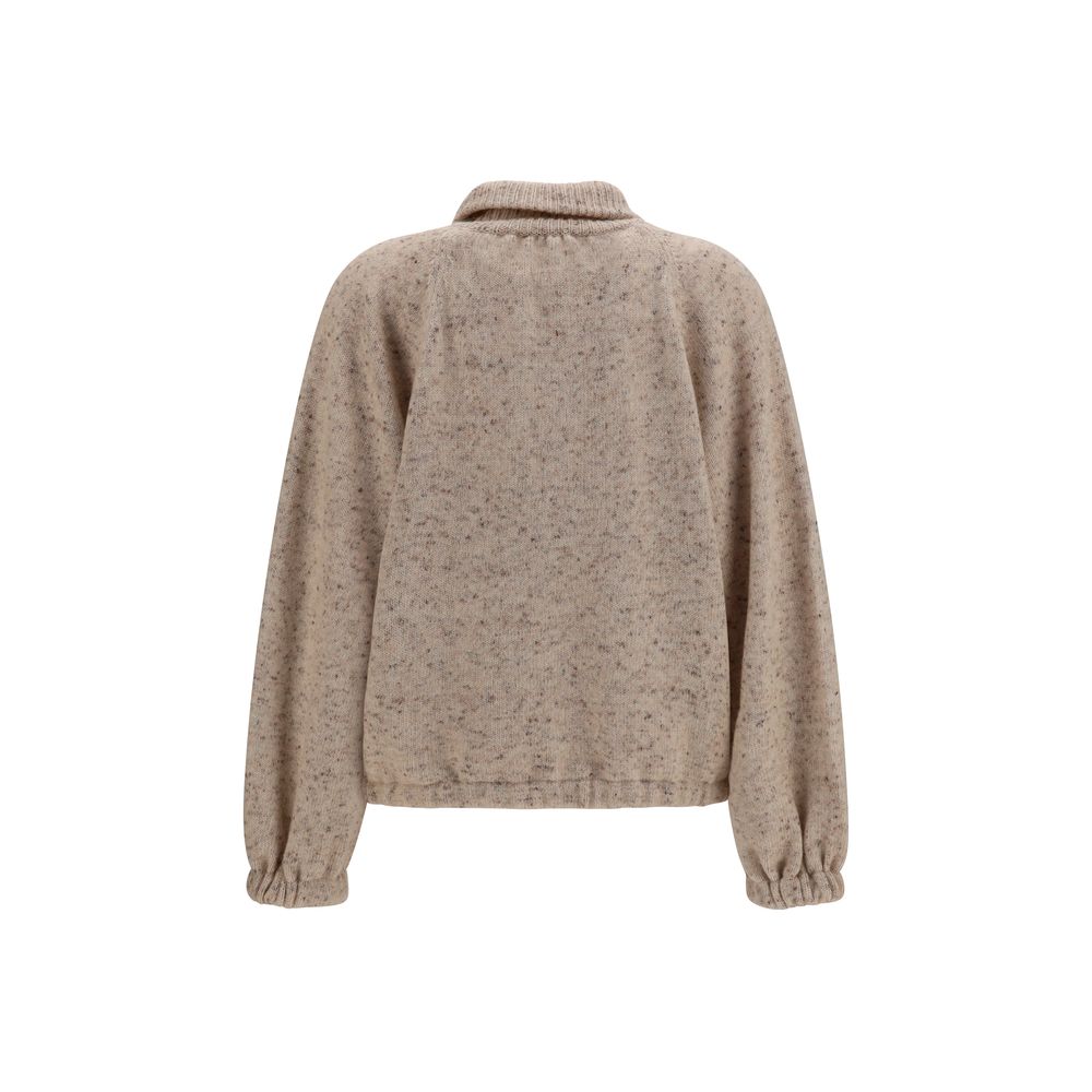 Fabiana Filippi Beige Wool Bomber