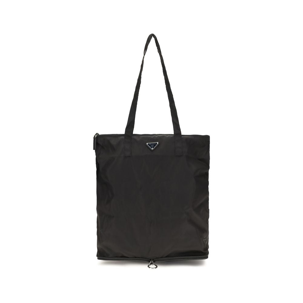 Prada Black Leather Shoulder Bag