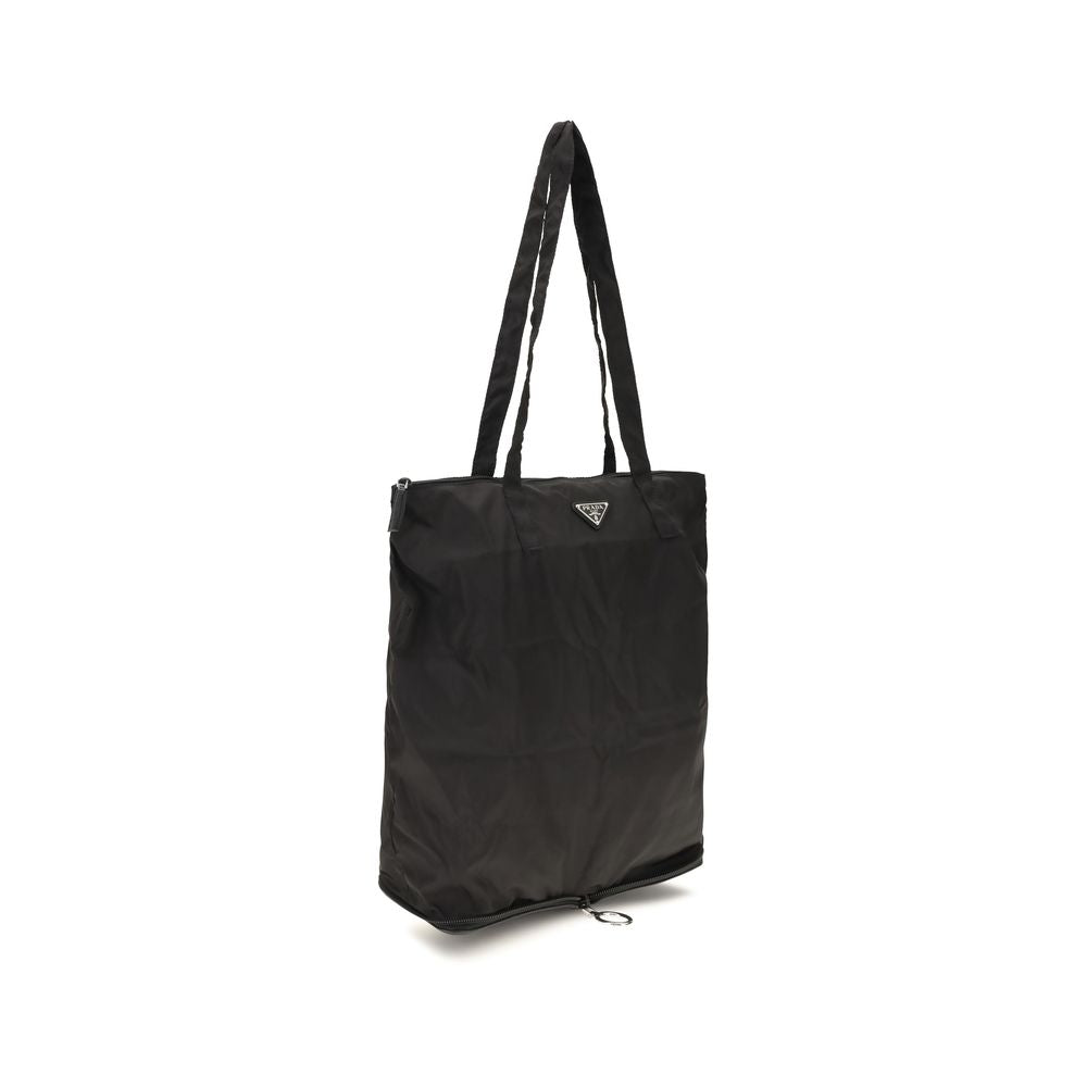 Prada Black Leather Shoulder Bag