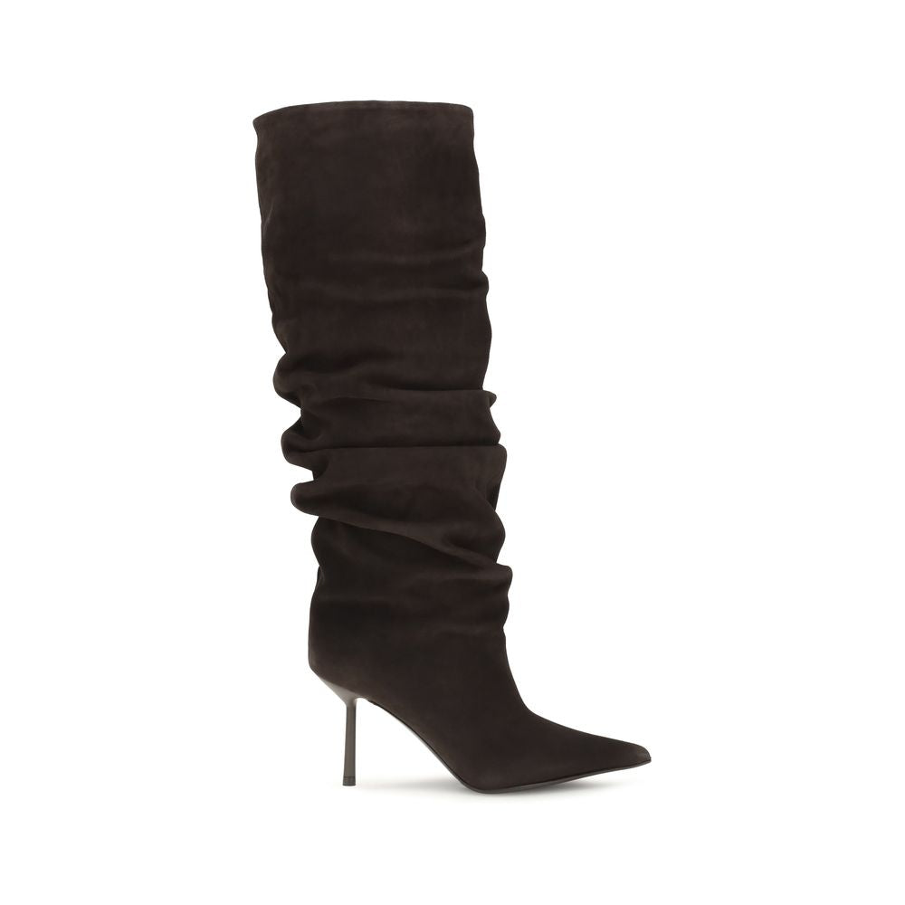 LE SILLA Brown Leather Boots