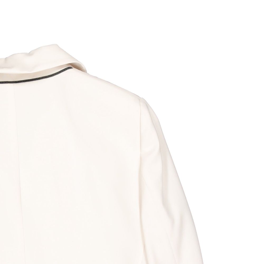 Brunello Cucinelli White Virgin Wool Blazer