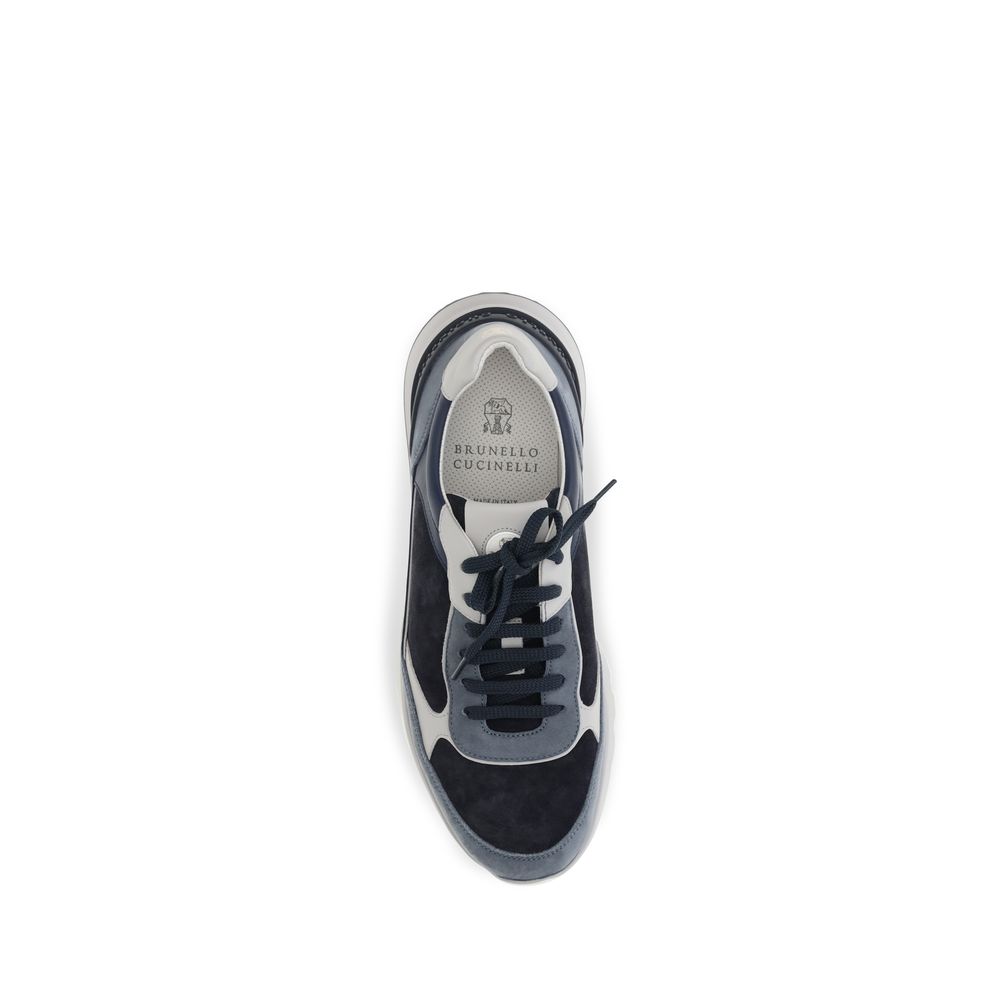 Brunello Cucinelli Blue Athletic Sneakers