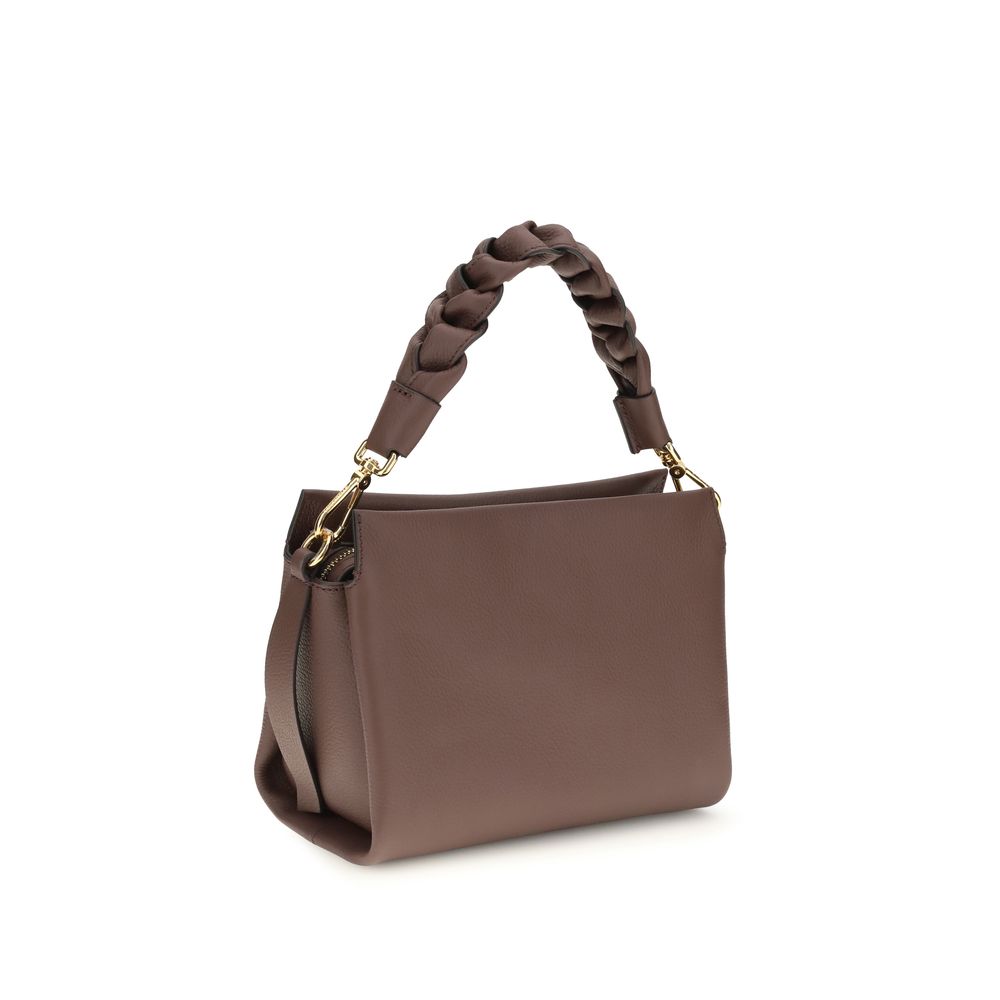 Coccinelle Brown Calf Leather Bos Taurus Shoulder Bag