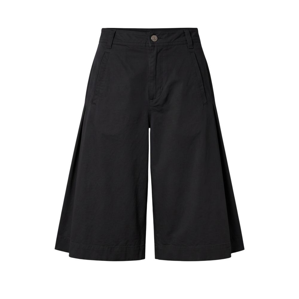 Mr&Mrs Italy Black Cotton Women Shorts