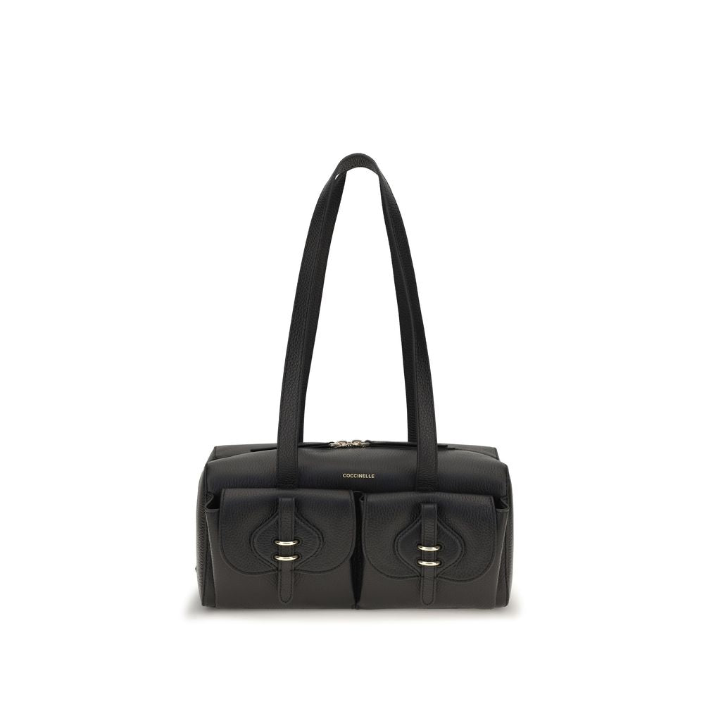 Coccinelle Black Leather Shoulder Bag