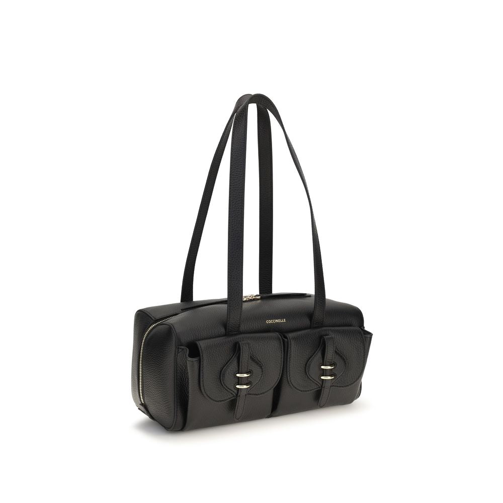 Coccinelle Black Leather Shoulder Bag