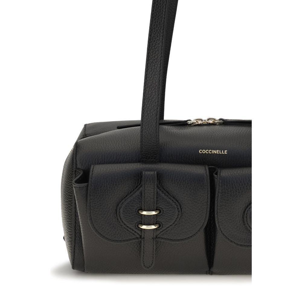 Coccinelle Black Leather Shoulder Bag