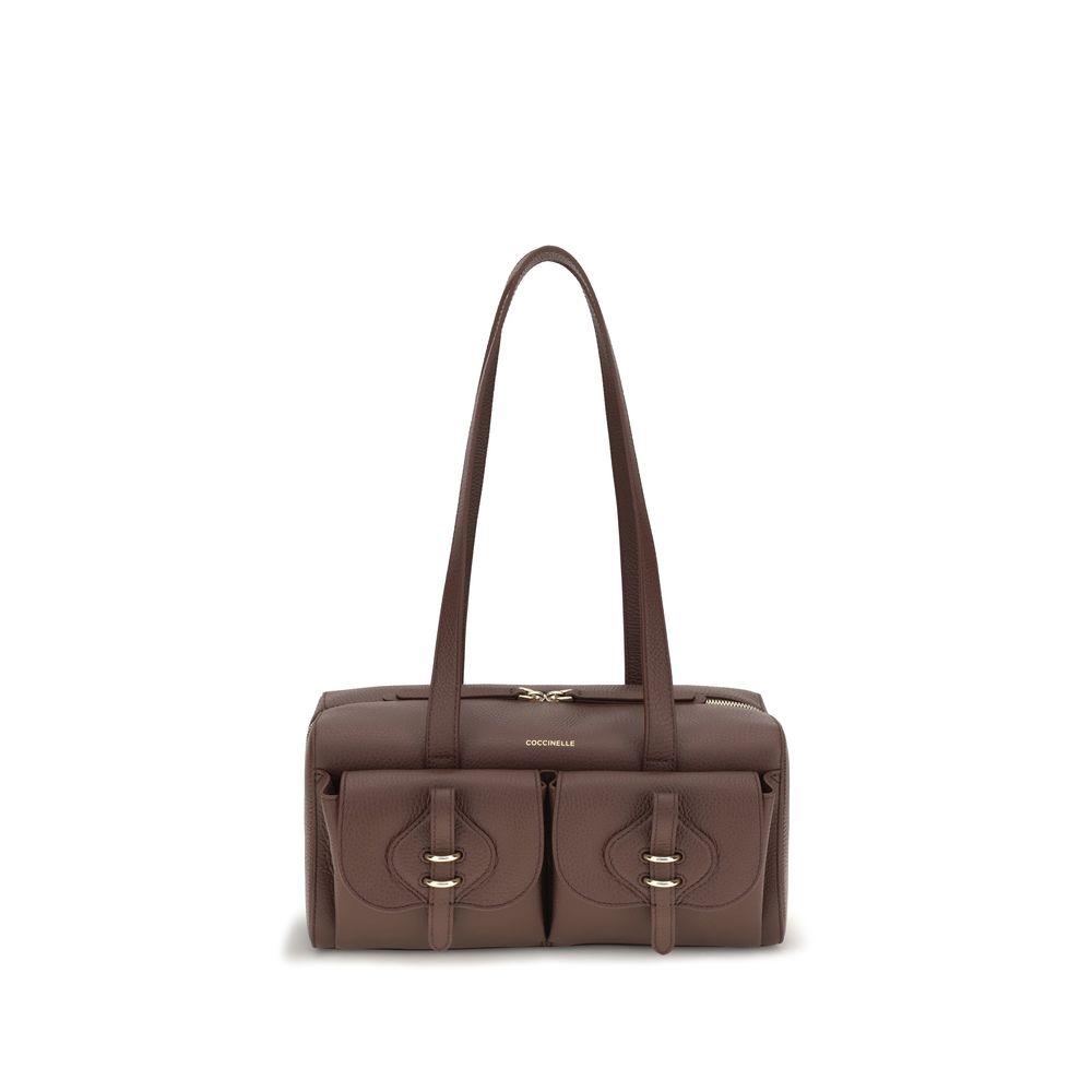 Coccinelle Brown Leather Shoulder Bag