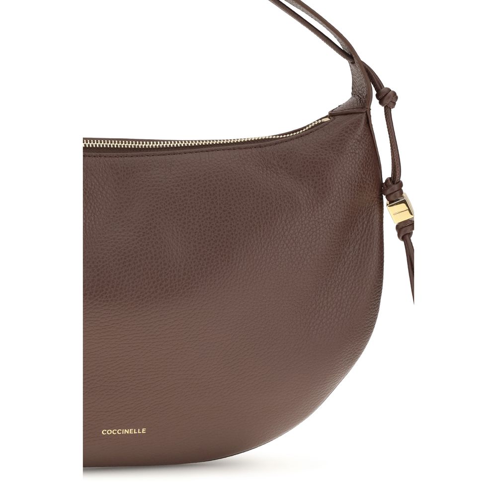 Coccinelle Brown Leather Shoulder Bag