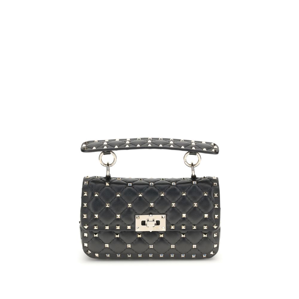 Valentino Garavani Black Aries Aries Handbag
