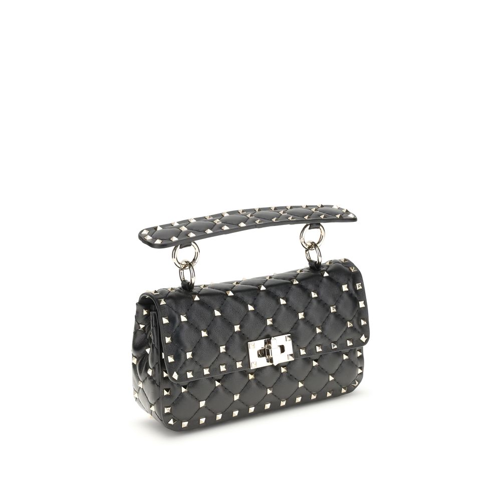 Valentino Garavani Black Aries Aries Handbag