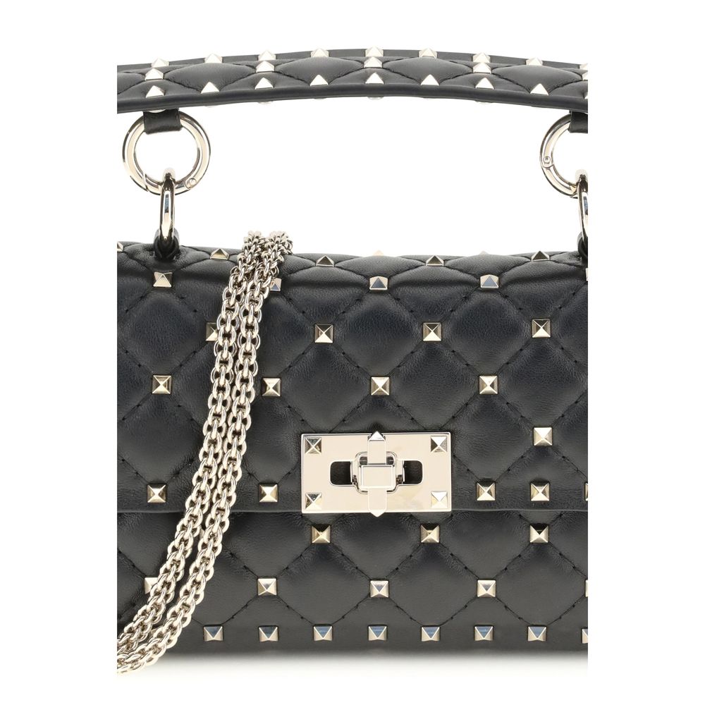 Valentino Garavani Black Leather Handbag