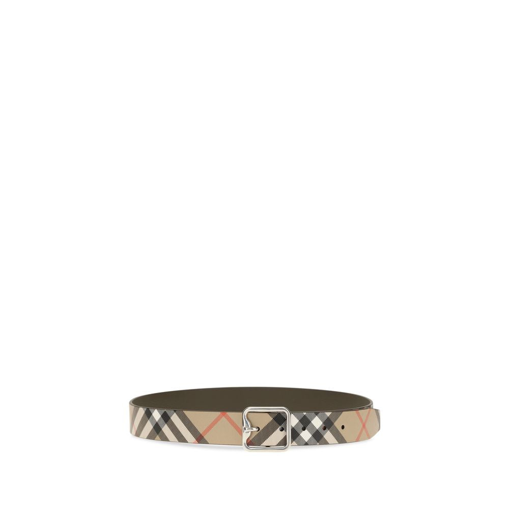 Burberry Beige Leather Regular Belt