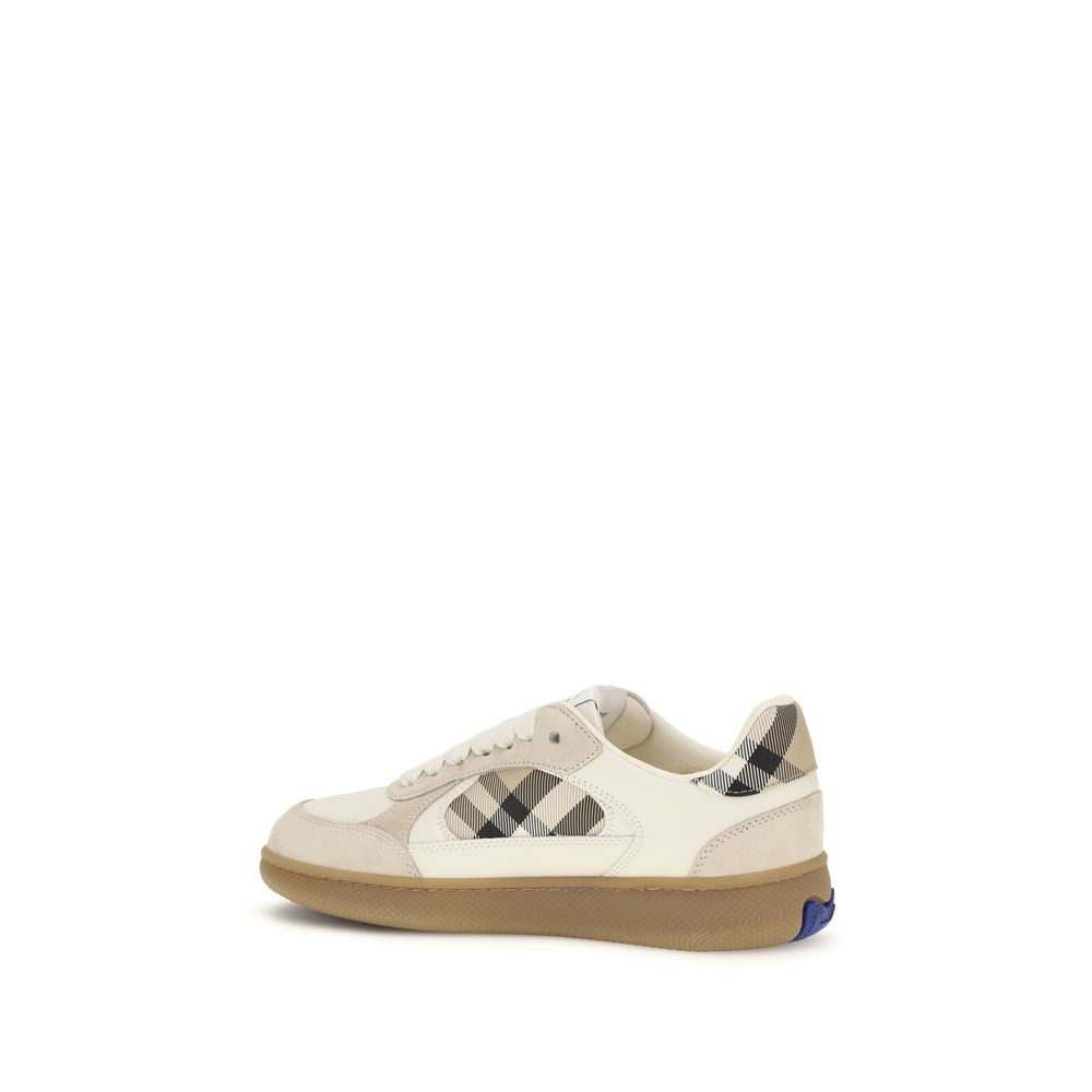 Burberry Beige Leather Sneakers