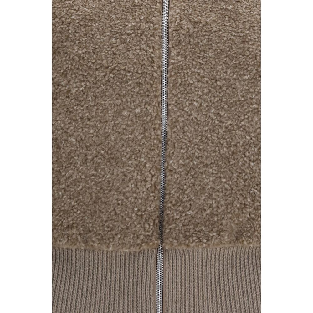 Herno Beige Wool Cardigan