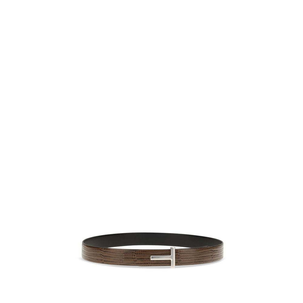 Tom Ford Brown Leather Belt