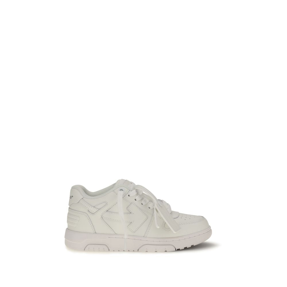 Off-White White Leather Low Top Sneakers