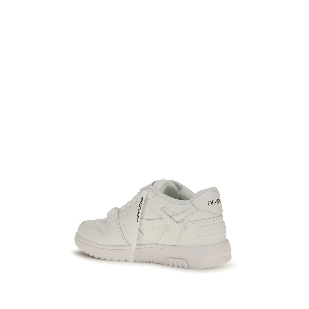 Off-White White Leather Low Top Sneakers