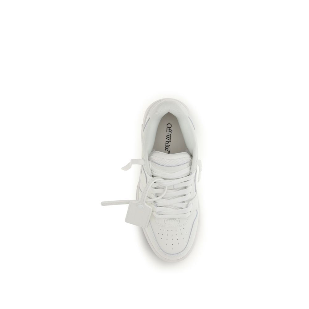 Off-White White Leather Low Top Sneakers