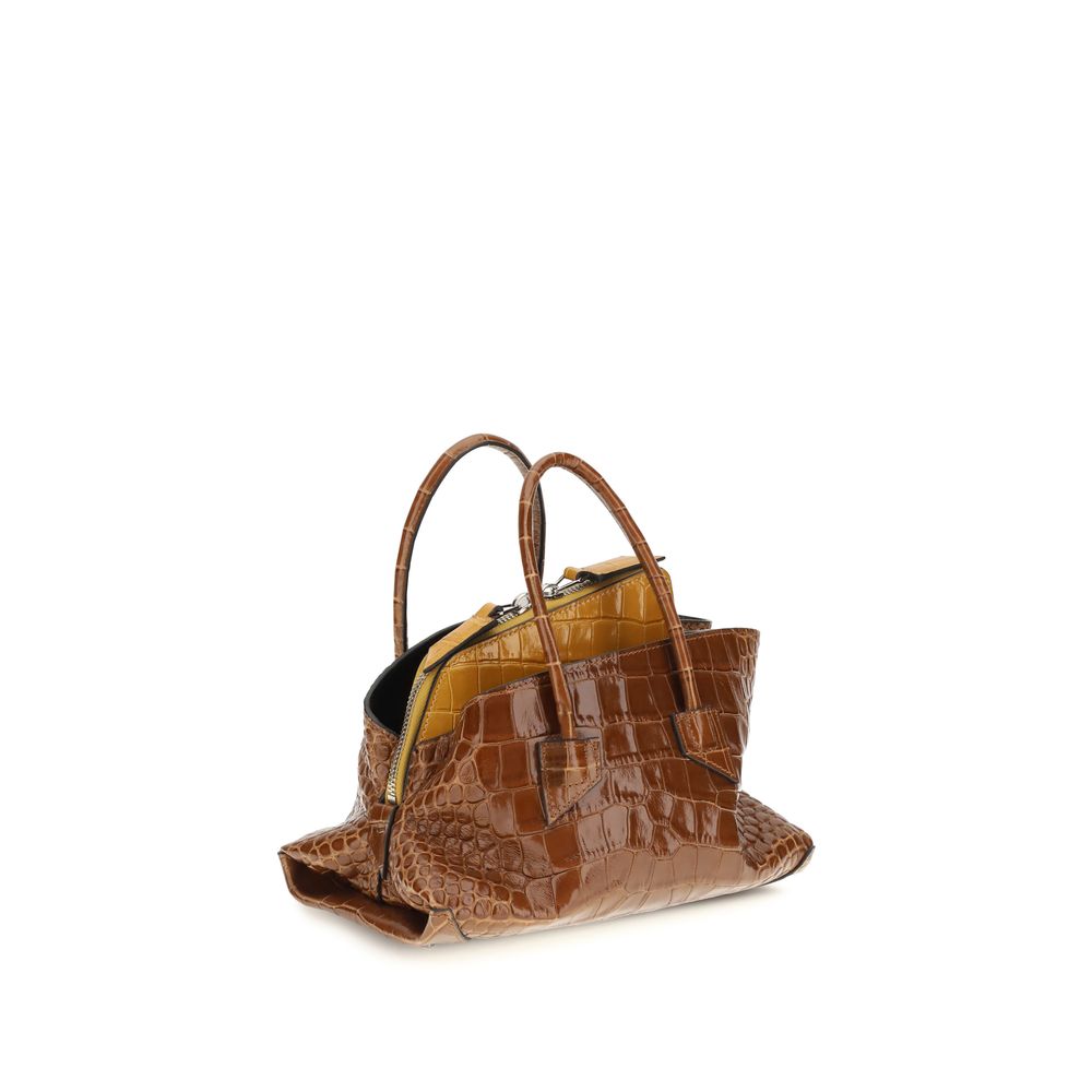 The Attico Brown Leather Handbag