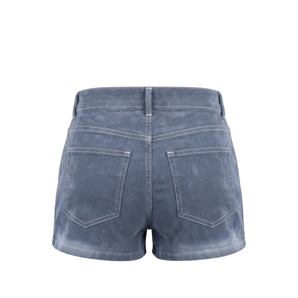 New Mr&Mrs Italy Blue Cotton Women Shorts