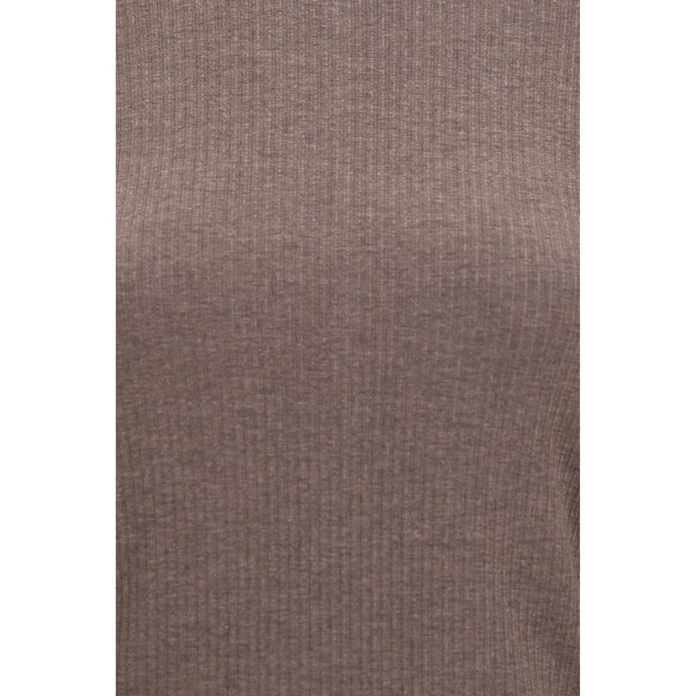 New Max Mara Brown Lyocell Sweatshirt