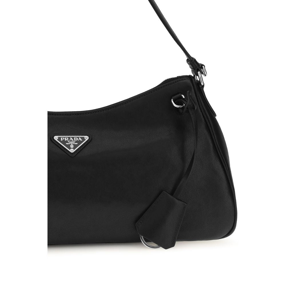 Prada Black Leather Shoulder Bag