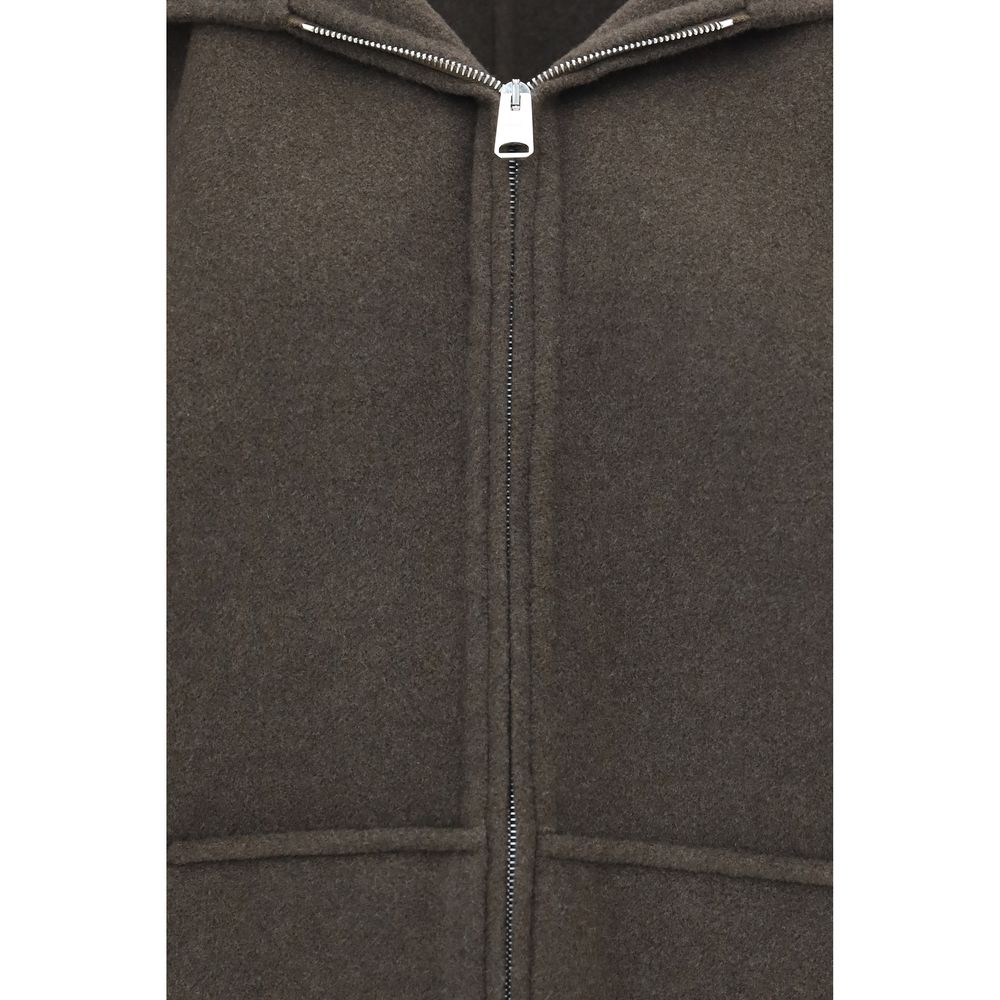 Khaite Bicolor Wool Full-Length Jacket