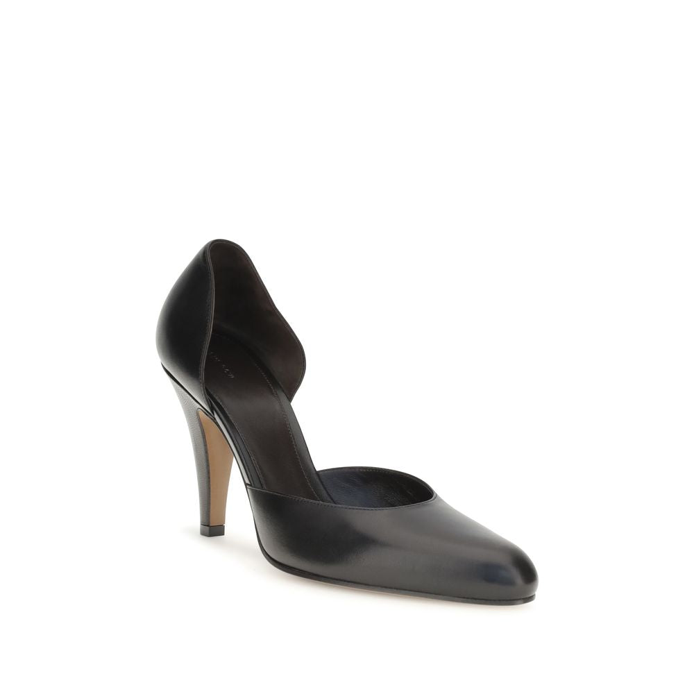 The Row Black Aries High Heel Pumps