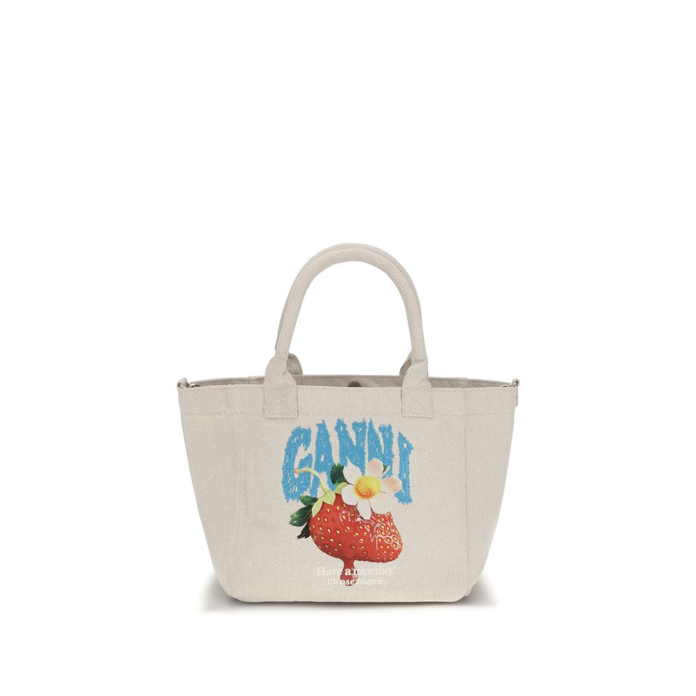 Ganni Beige Shoulder Bag