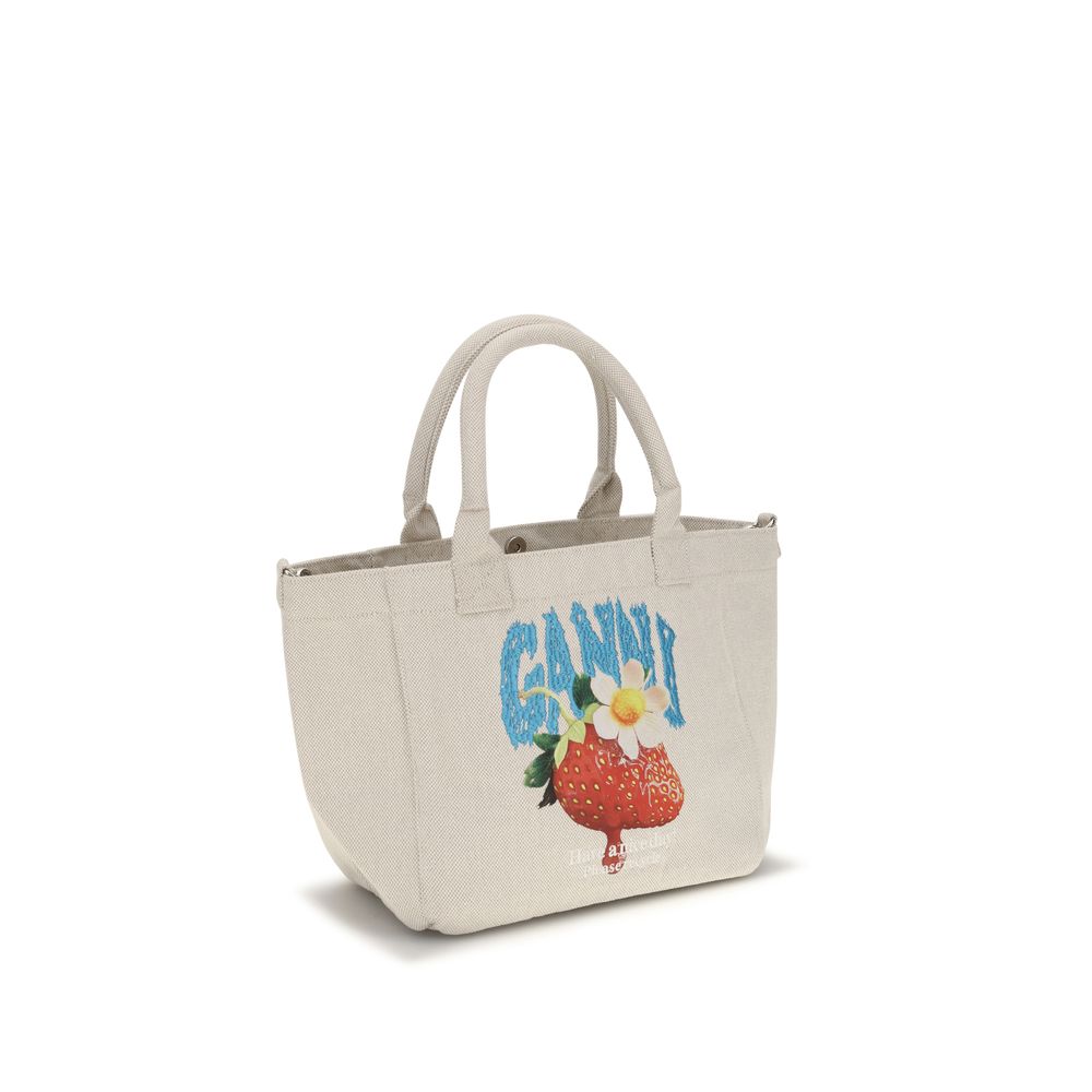 Ganni Beige Shoulder Bag