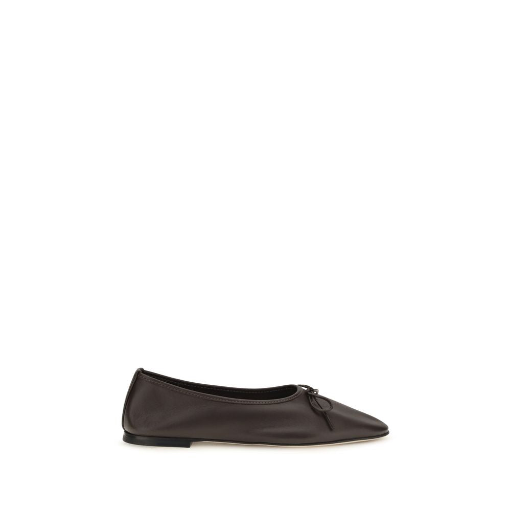 Dear Frances Brown Leather Ballet Flats