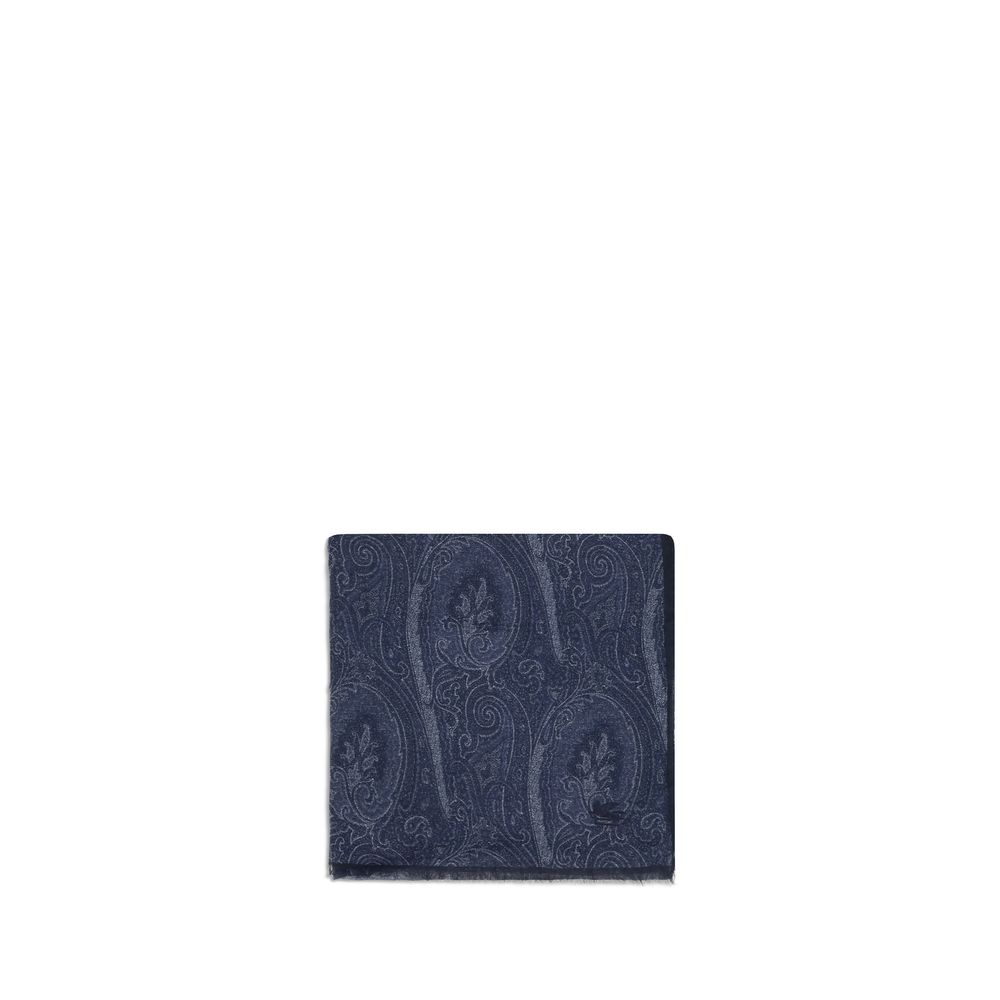 Etro Blue Modal Foulard