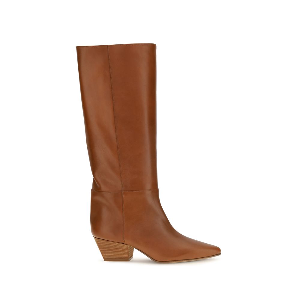 Forte_Forte Brown Calf Leather Bos Taurus Ankle Boots