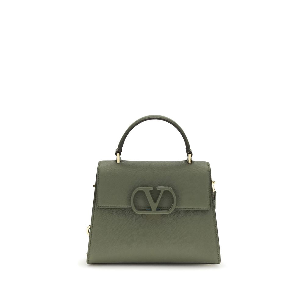 Valentino Garavani Bicolor Leather Clutch Bag