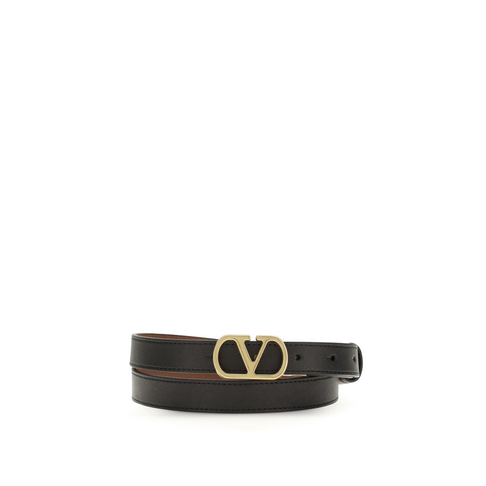 Valentino Garavani Black Aries Regular Belt