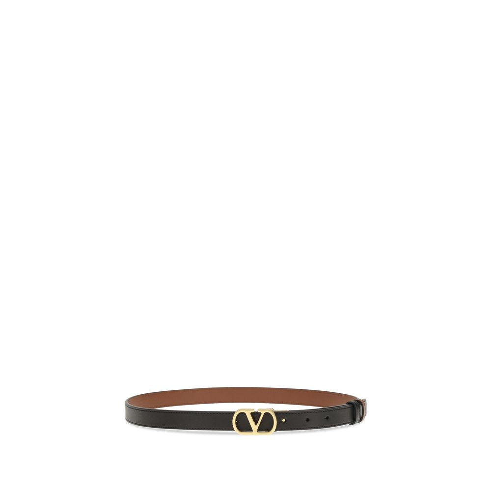 Valentino Garavani Black Aries Regular Belt