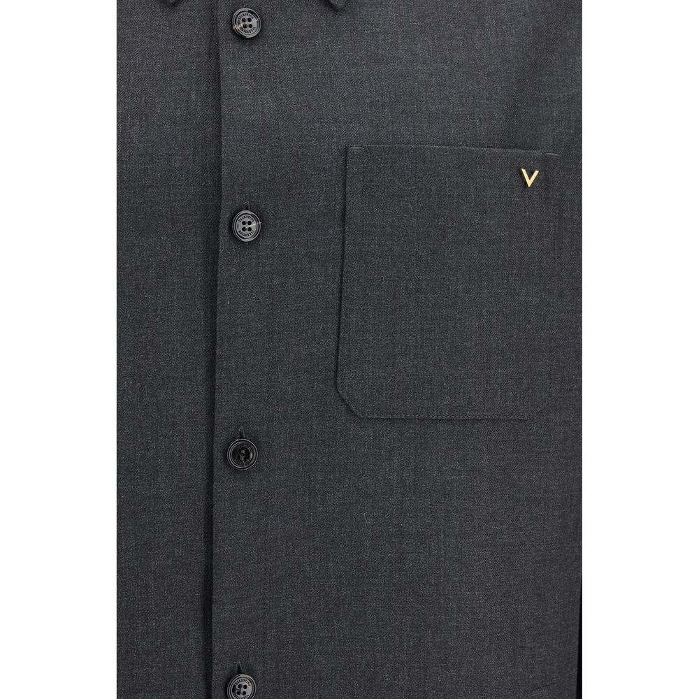 Valentino Garavani Gray Full-Length Jacket