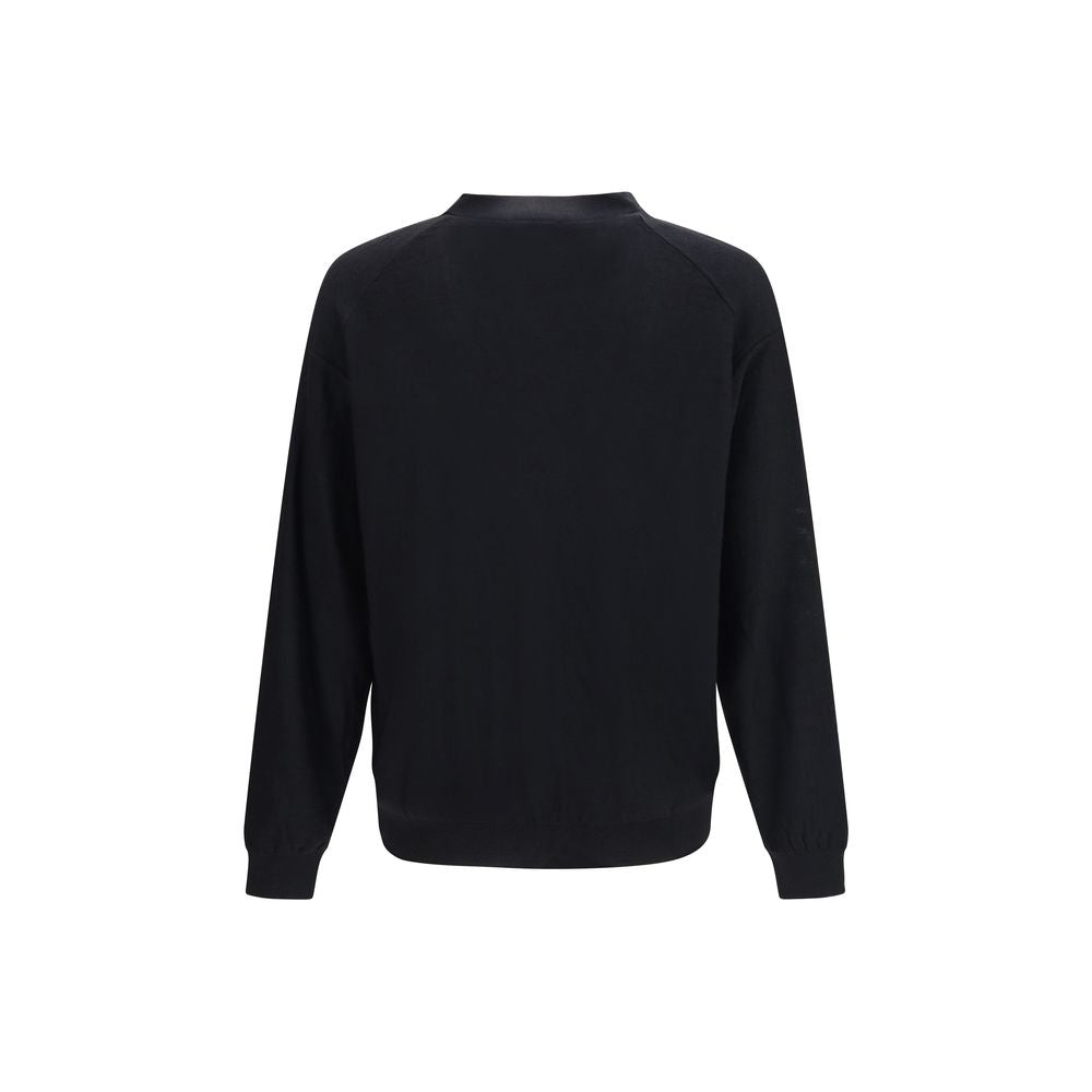 Lemaire Black Wool Cardigan