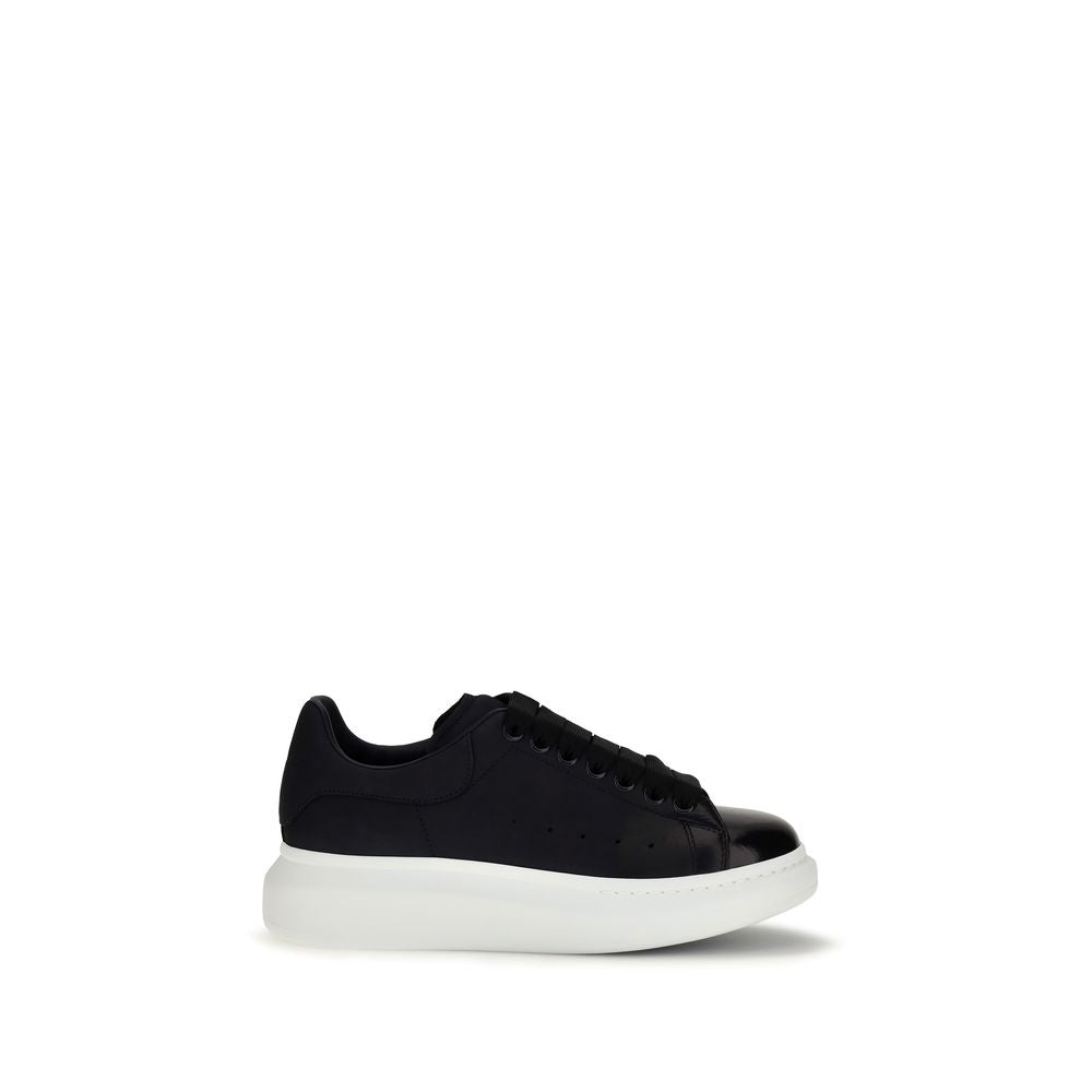 Alexander McQueen Blue Leather Chunky Sneakers
