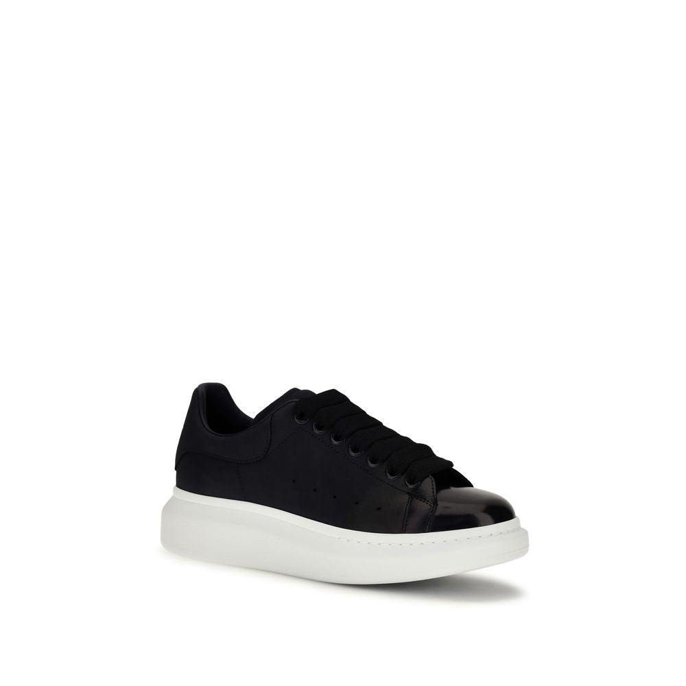 Alexander McQueen Blue Leather Chunky Sneakers