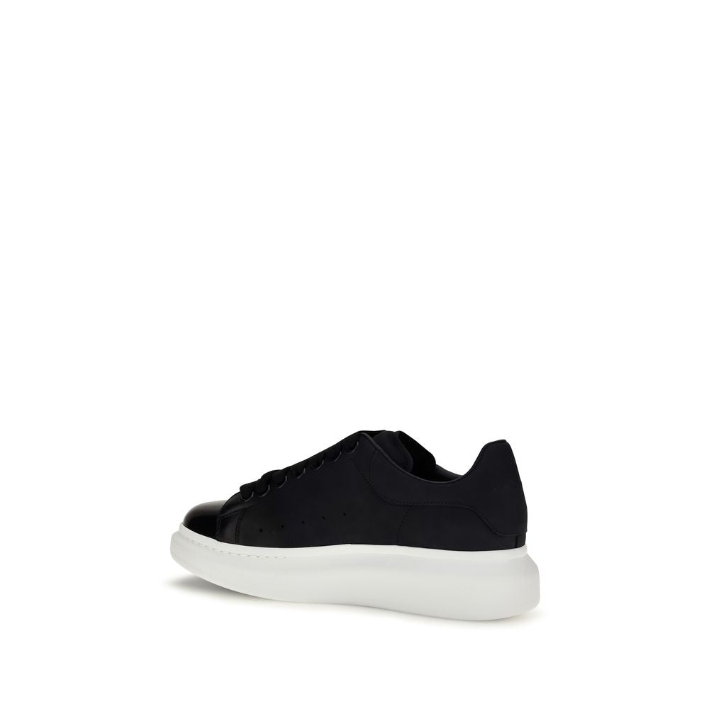 Alexander McQueen Blue Leather Chunky Sneakers